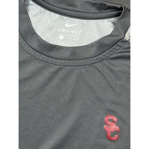 USC Trojans  Nike Dri-Fit  On Field Athletic‎ L/S Shirt Large NCAA Gray